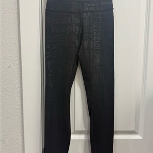 Lululemon wunder under 20th Anniversary 7/8 length